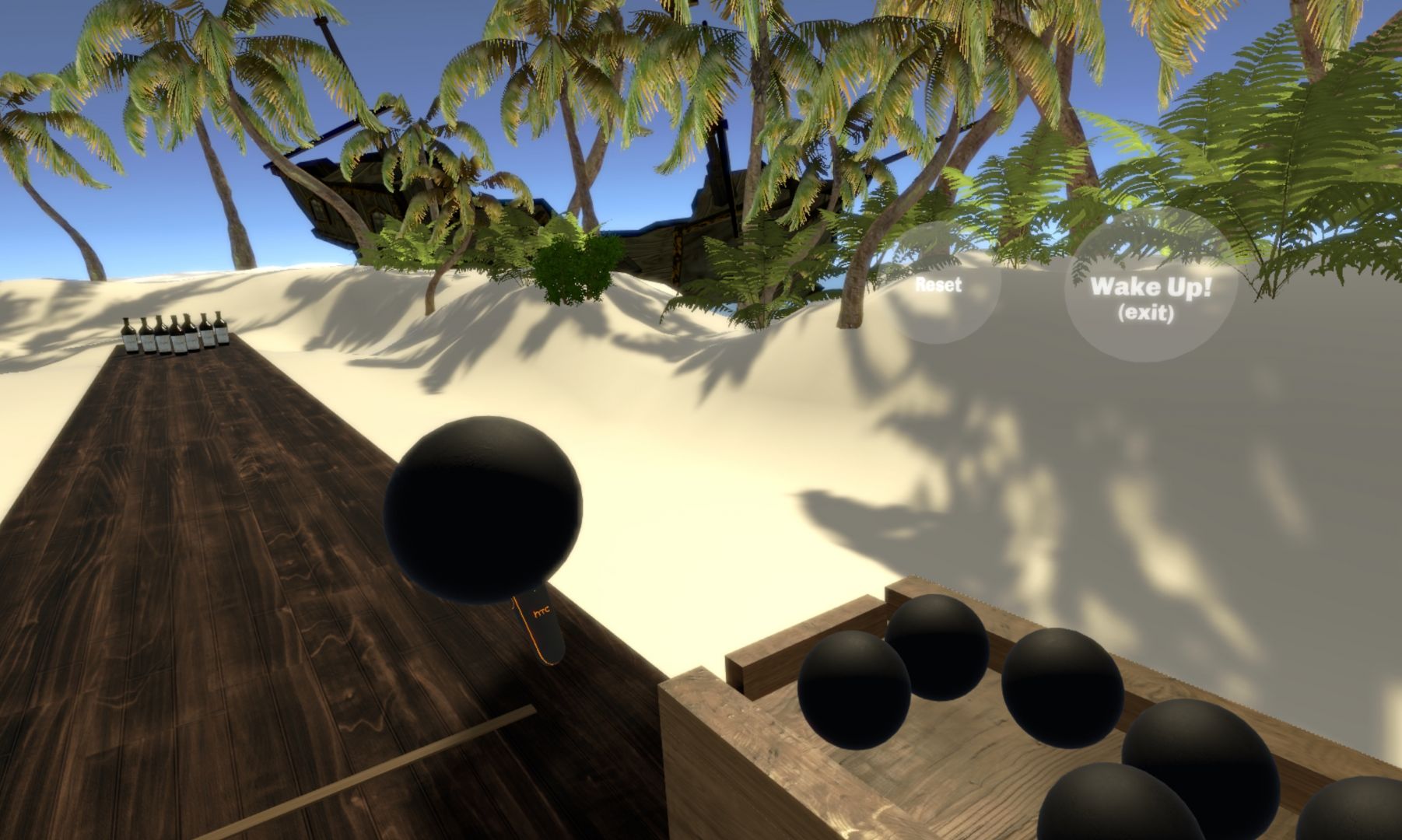 Beach Bowling Dream VR screenshot